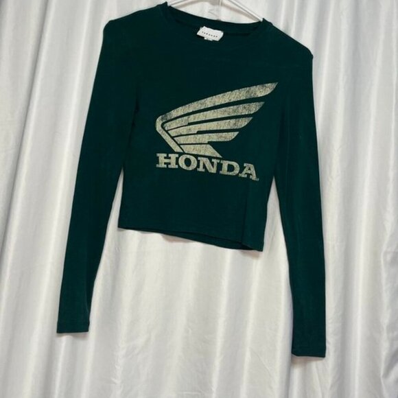Topshop Honda Cropped Long Sleeve – Size S – NWOT - Picture 3 of 5